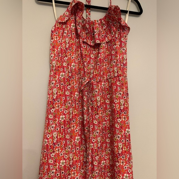 Liberty of London x Target Floral Halter Dress Spring Girly Multi-Color Medium - Picture 7 of 11